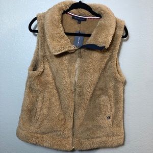 NEW Tommy Hilfiger Furry Vest